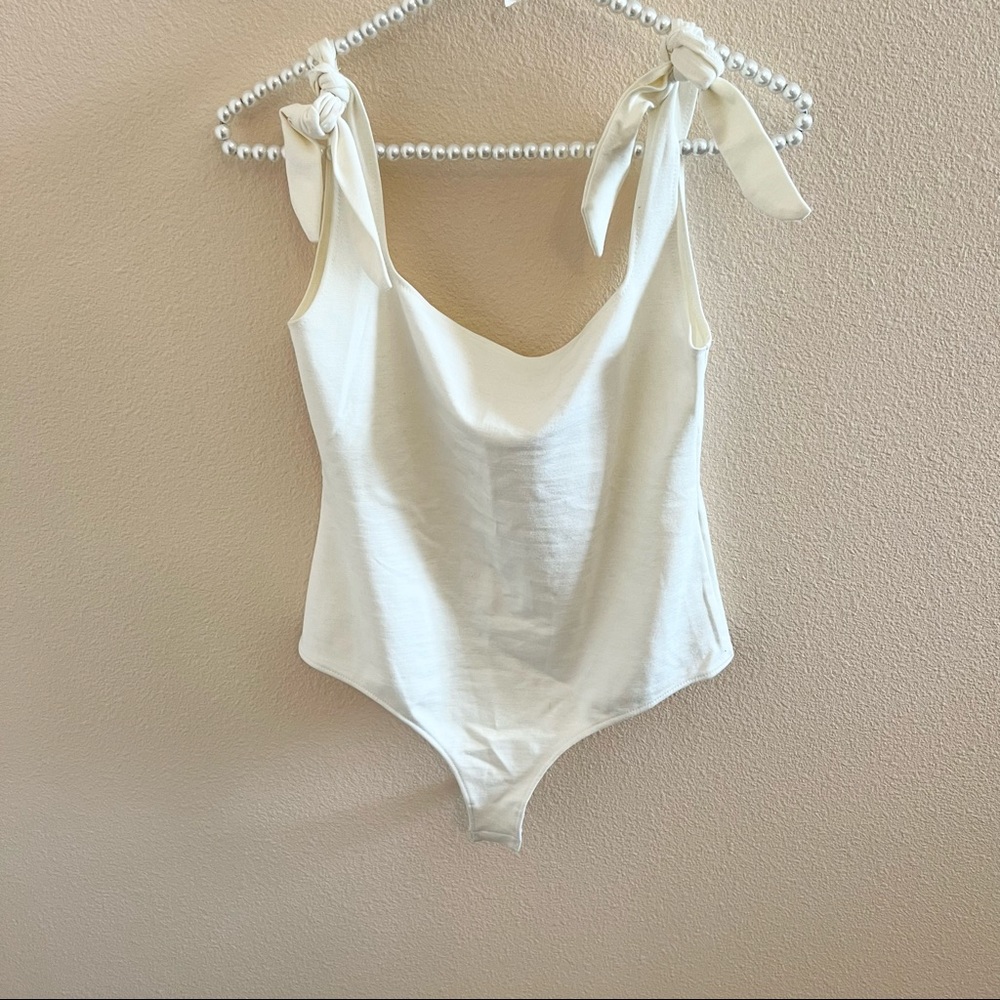 Free People Intimately Cream White Bodysuit - Picture 2 of 7